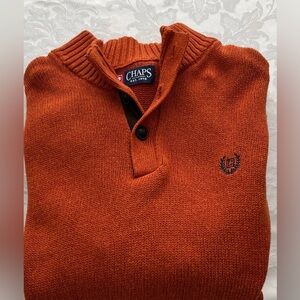 Chaps Rust Colored 
Men's Sweater M Pullover